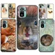 Coque en forme d'écureuil animaux mignons pour Xiaomi Redmi Note 11 Pro Note 10 8 9 Pro 9S