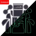 Zundo – tapis antidérapant à fente de porte pour Mazda CX-5 2017 – 2022 CX5 intérieur de porte
