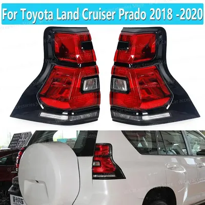 Enquêter stop arrière avec ampoule filaire feu arrière pour Toyota Land Cruiser Prado 2018 2019