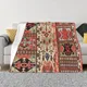 Couverture magique Kilim turc tapis chaud sourire glouton boho bohème ethnique persan