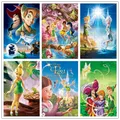 Puzzle Tinkerbell et fée de dessin animé Disney pour enfants 35/300/500/1000 pièces bricolage