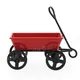 Odoria-Remorque Miniature Rouge Wagon Trail Car Metal Degrad.cOutdoor Garden Tool Courses House