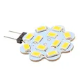 Ampoule LED 3W G4 12SMD 5730 LED 5630 DC 12V 30MM de diamètre matériau PCB Spot lumineux 1 pièces