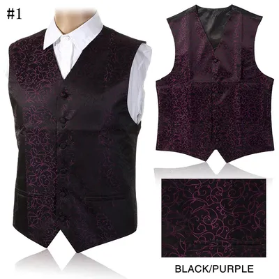 Gilets Slim Fit pour Hommes Nouveau Design Paisley Glacé Co221.Chaleco zones bre ix Mariage