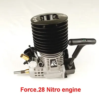 Bumosquito RC Truggy David Nitro Engine Force 28 4.65CC RC Car 1:8 Rib Starter Black 1/8 Off
