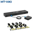 Mt-viki – interrupteur KVM manuel à 8 Ports bouton poussoir manuel 8 hôtes partage un