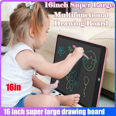 Tablette à dessin LCD pour enfants outils de peinture tableau d'écriture électronique jouets pour