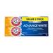 ARM & HAMMER Advanced White Extreme Whitening Toothpaste TWIN PACK (Contains Two 6oz Tubes) -Clean Mint- Fluoride Toothpaste