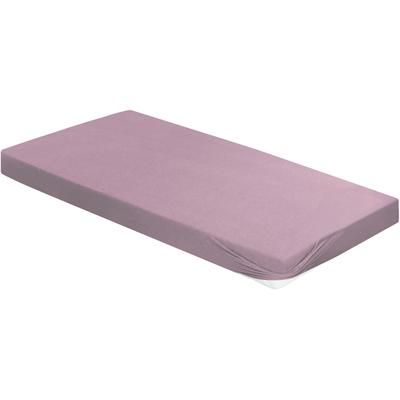 Spannbettlaken BIERBAUM "Biber, kuschelig warm im Winter", lila (flieder, lila, pink, beere, berry), B:150cm L:200cm, Biber, Obermaterial: 100% Baumwolle, Laken, 100% Baumwolle, pflegeleicht, für Matratzen bis 20 cm Höhe Image