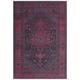 Tapis de salon moderne rouge 120x170 cm