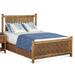 Braxton Culler Summer Retreat Standard Bed Wicker/Rattan | 60 H x 88 D in | Wayfair 818-221/NICKEL