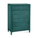 Birch Lane™ Deitrich 7 Drawer 38" W Chest Wicker/Rattan in Blue | 55 H x 38 W x 20 D in | Wayfair A4DBF2F6CAB84F2DAB244E1C488E828C