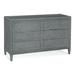 Birch Lane™ Deitrich 6 Drawer 54" W Dresser in Gray | 34.5 H x 54 W x 20 D in | Wayfair B24AF83EEE8A4057A038762D06C84442