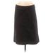 Banana Republic Casual Skirt: Black Print Bottoms - Women's Size 8