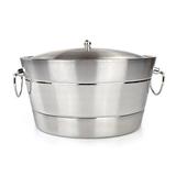 17 Stories Walisha Insulated Ice Bucket w/ Lid Stainless Steel in Gray | 15 H x 7 W x 7 D in | Wayfair 1C83E0BC0F07487B8B15AFE1177AEC7B