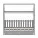 Harper Orchard Cearfoss Twin Storage Platform Bed Wood in Gray | 70 H x 38.6 W x 75 D in | Wayfair 8C76368EEDDC417CA485D16EA4D18F72