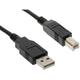 Yustda New 2.0 USB Cable PC Laptop Cord for Ambir ImageScan Pro 820i DS820 DS820-AS PS667 PS667-3 PS667ix PS667ix-AS PS667-AS Simplex A6 High-Speed Duplex Document and ID Card Scanner USB Mobile