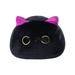 3D Cat Stuffed Animal Toy Pillow Fat Black Cat Plush Soft Kawaii Cat Stuffed Animals Cat Plushies Cat Plushy