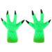Etereauty Puppets Finger Christmas Animal Hand Puppet Kids Toys Plaything Puppets Stuffer Stocking Party Favor Novelty Funny Alien
