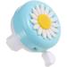 Bicycle Bell Kids Bike Scooter Bell Toddler Girls Cute Bicycle Bell Accessories with Daisy Pattern Blue Bells(1pcs )
