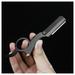 feiboyy stainless steel folding ring knife holder hairdressing shaver facial repair tool