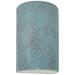 Ambiance 12 1/2"H Verde Patina Closed LED ADA Wall Sconce