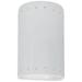 Ambiance 9 1/2" High Gloss White Closed Top LED Wall Sconce