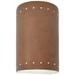 Ambiance 9 1/2" High Terra Cotta Perfs LED ADA Wall Sconce