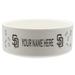 White San Diego Padres 20oz. Personalized Pet Bowl