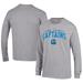 Men's Champion Gray Lake County Captains Jersey Long Sleeve T-Shirt