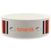 White Denver Broncos 35oz. Personalized Vertical Stripe Pet Bowl