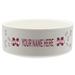 White Mississippi State Bulldogs 20oz. Personalized Pet Bowl