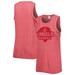 Women's Soft as a Grape Red Los Angeles Angels Tri-Blend Tank Top