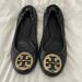 Tory Burch Shoes | Gently Used Tory Reva Ballet Flats | Color: Black | Size: 8.5