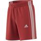 Adidas, Essentials French Terry 3-Stripes, Kurze Hose, Hellrot, L, Mann