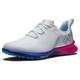 FootJoy Men's Fj Fuel Sport Golf Shoe, White Pink Blue, 8.5 UK