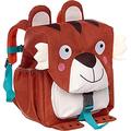Sigikid 25078 Tiger School Rucksack for Girls and Boys Recommended from 3 Years Red 28 x 24 x 18 cm