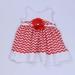 Pre-owned Youngland Girls White | Red Special Occasion Dress size: 12 Months