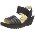 Fly London Women's YIKO414FLY Sandal, Black, 7 UK