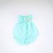 Pre-owned Little Me Girls Teal Romper size: 9 Months