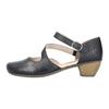 Pumps RIEKER, Damen, Gr. 40, schwarz, Synthetik, Leder, festlich, Schuhe, Abendschuh, Festtagsschuh,Trichterabsatz, gepolsterte Innensohle, Topseller