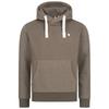 Kapuzensweatshirt DEPROC ACTIVE "LinusCMYK II MEN", Herren, Gr. L (52), braun, 50% Baumwolle; 50% Polyester, casual, bequem, Langarm angesetztes Bündchen, Sweatshirts, weiche Fleecejacke mit Kängurutasche