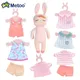 Metoo-Robe en peluche Angela Butter pour enfants vêtements interchangeables jouets lapin t-shirt