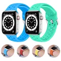 Bracelet Sport en Silicone pour Apple Watch pour Apple Watch Ultra Band série 8 se 7 6 5 3 Iwatch