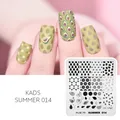 Summer Fruit Design Nail Art Stamping Plate Avocado Kiwi Watermelon Cherry Image Manicure Stamp