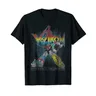 T-shirt graphique arc-en-ciel défenseur rétro Voltron