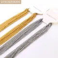 LUXUKISSKIDS-Collier en Acier Inoxydable de Haute Qualité Accessoires de Bijoux DIY Imperméables