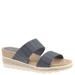 Easy Street Maryann - Womens 7.5 Blue Sandal W2