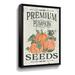 August Grove® Pumpkin Seeds - Graphic Art on Canvas Canvas, Glass in Brown/Gray/Orange | 18 H x 12 W x 2 D in | Wayfair