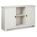 Gracie Oaks Starlett 2 - Door Accent Cabinet Wood in White | 30.13 H x 46 W x 13.13 D in | Wayfair ABE81C8D6CAA4BABB6260A2F94DEB96E